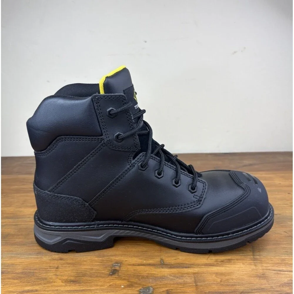 Terra Patton Men 8W EU 41 Black Safety Work Boots CSA Aluminum Toe EH PR